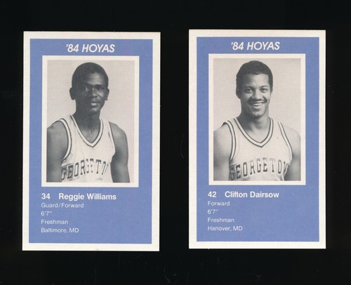 1983 GEORGETOWN HOYAS SET COMPLETO DI 15 PATRICK EWING COLLEGE ROOKIE #10 PSA 8 - Foto 7 di 8