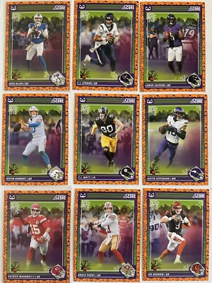 2024 SCORE-A-TREAT Halloween orange pumpkins pick your player complete your set