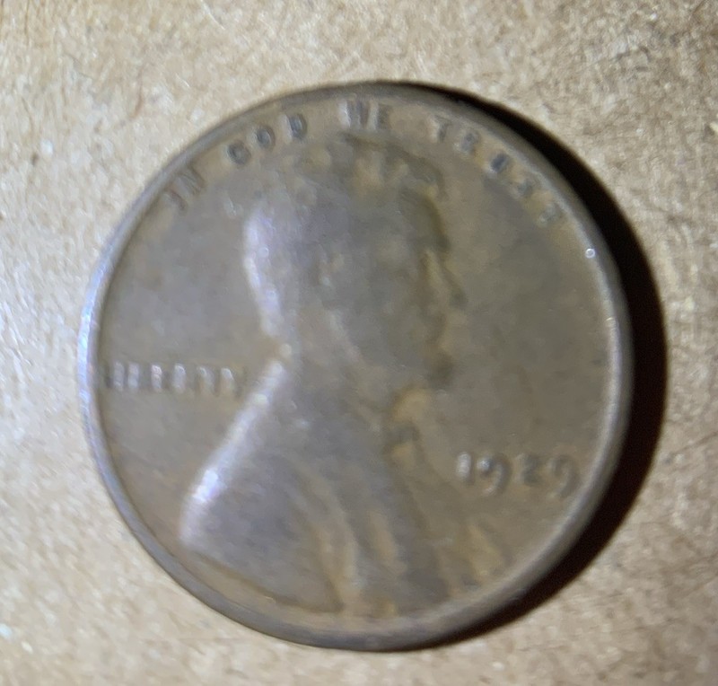 1929 P Lincoln Wheat Penny O310