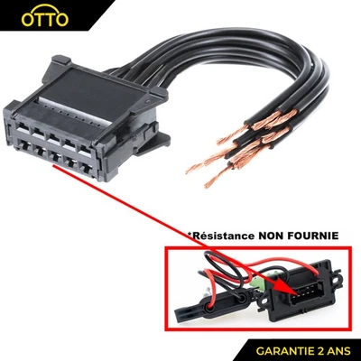 Steckverbinder Widerstand für Heizung für Clio III Megane II Scénic Twingo II - Bild 1 von 4