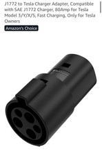 Tesla to J1772 EV Charger Adapter 19KW Fast Charging 80A/240V