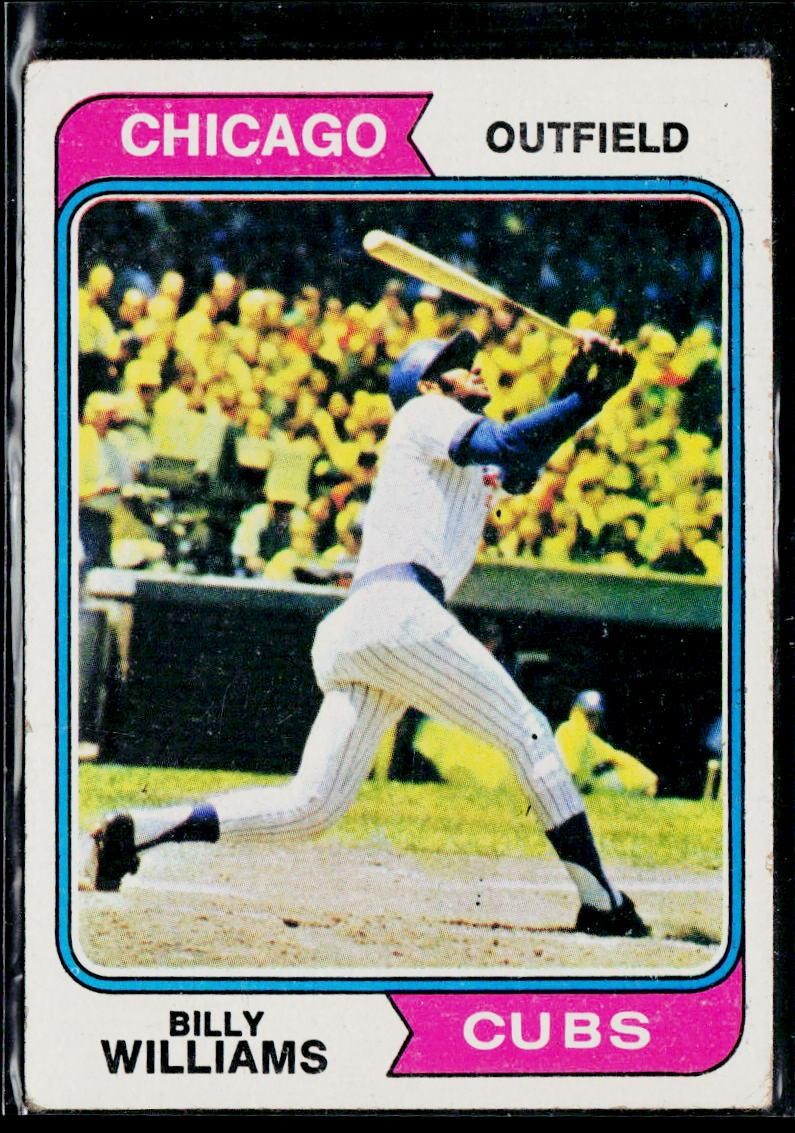 Billy Williams #110 Baseball Cards 1974 Topps trading card — raw and PSA graded price guide