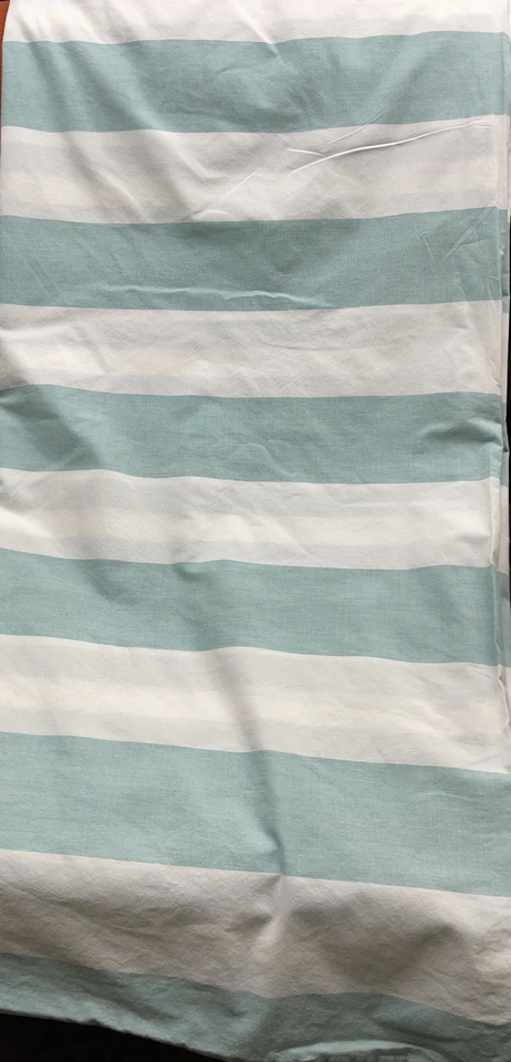 Funda nórdica Williams Sonoma náutica ancha Aqua Stripe Queen. 84x81” Foto 3 de 4