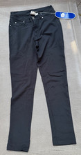 NEW DG 2 by DIANE GILMAN black PONTE STRETCHY pants size XS
