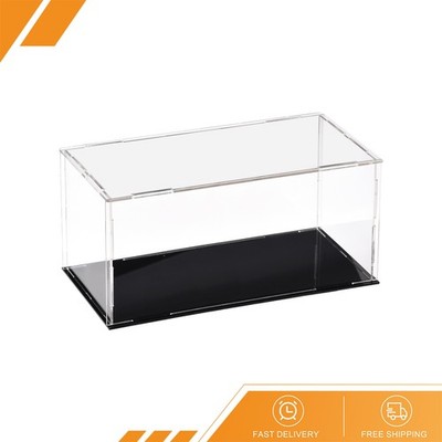 Acrylic Clear Display Case Box Dustproof Protection Showcase Cube 20x10x10cm