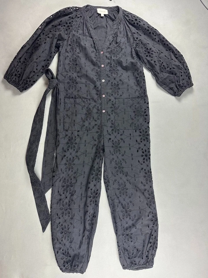 CLEOBELLA Penelope Eyelet One Piece Jumpsuit Size XS Foto 3 de 4