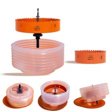 6-1/4 & 4-1/4 Hole Saw for Recessed Lights, 6.25 & 4.25 Inch Hole Cutter with...