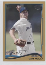 2014 Topps Pro Debut Gold /50 Sam Moll #198