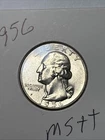 1956 WASHINGTON SILVER QUARTER 90% Silver MS++