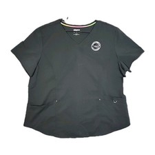 SCRUBSTAR PREMIUM STRETCH Green V-NECK Shirt Top