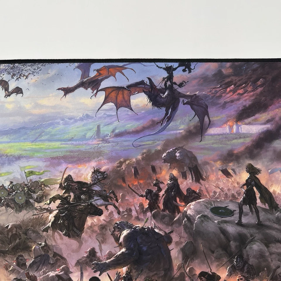 Ultra Pro Lord of the Rings Borderless Scene Playmat Black Stitched Official MTG - Image 3 of 4