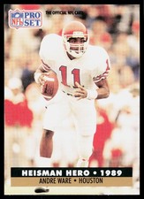 1991 Pro Set Andre Ware #38 Houston