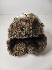 Dakota Dan Trapper Hat Unisex One Size Realtree Camouflage Print Faux Fur Lined