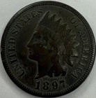 1897 Indian Head Cent Exact Coin Imaged #IND1564