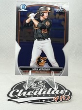 Max Wagner 2023 Bowman #BCP-8 1st Bowman Chrome Prospect Orioles