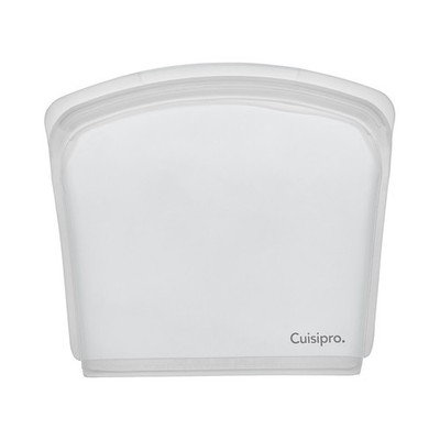 Cuisipro Pack-It Silicone Reusable Storage Bag, 800ml/27oz, Clear