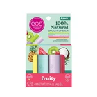 EOS Lip Balm 100% Natural 4 Pack FRUITY - 4PK/0.14OZ