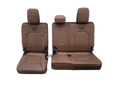 2020-2024 Ford Expedition King Ranch Rear 3rd Row Bench Seat Set Java Brown Oem