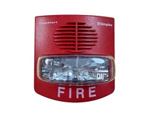 Simplex 4903-9419 Fire Alarm Horn Strobe Wall Red