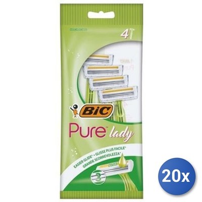 20x Bic Rasiererset Getta Lady Grün 4-teilig 3 Klingen
