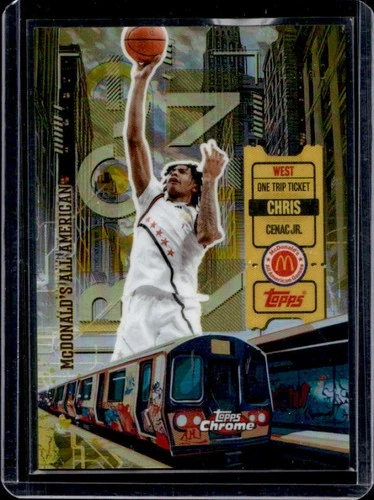2025 Topps Chrome McDonald's Chris Cenac Jr. High Rises Gold Refractor #/50