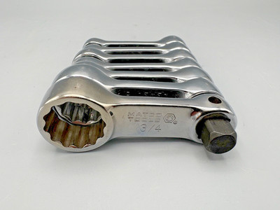Matco 7-piece 3/8'' Drive Metric 12 Point Torque Adapter Set *Pre Owned*