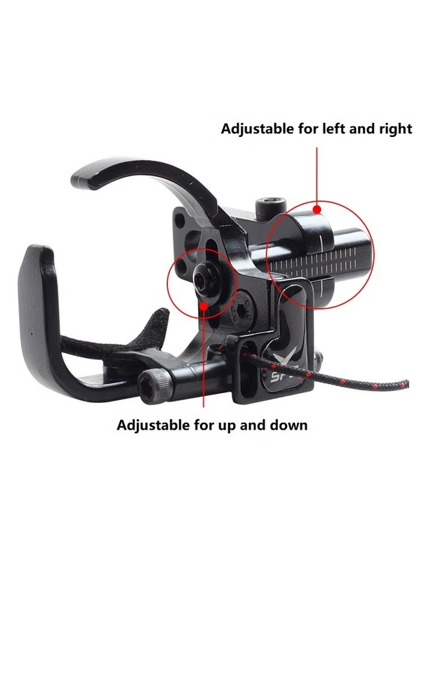Lightweight Arrow Rest Drop Away Buckle Full Adjustable Hunting Right Hand - Image 2 of 4