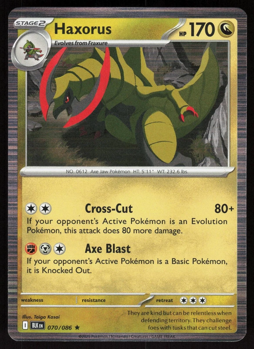 Haxorus Pokmon TCG Cards for sale | eBay