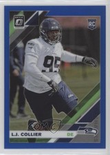 2019 Panini Donruss Optic Rookies Blue Prizm 89/150 LJ Collier #113 uk2