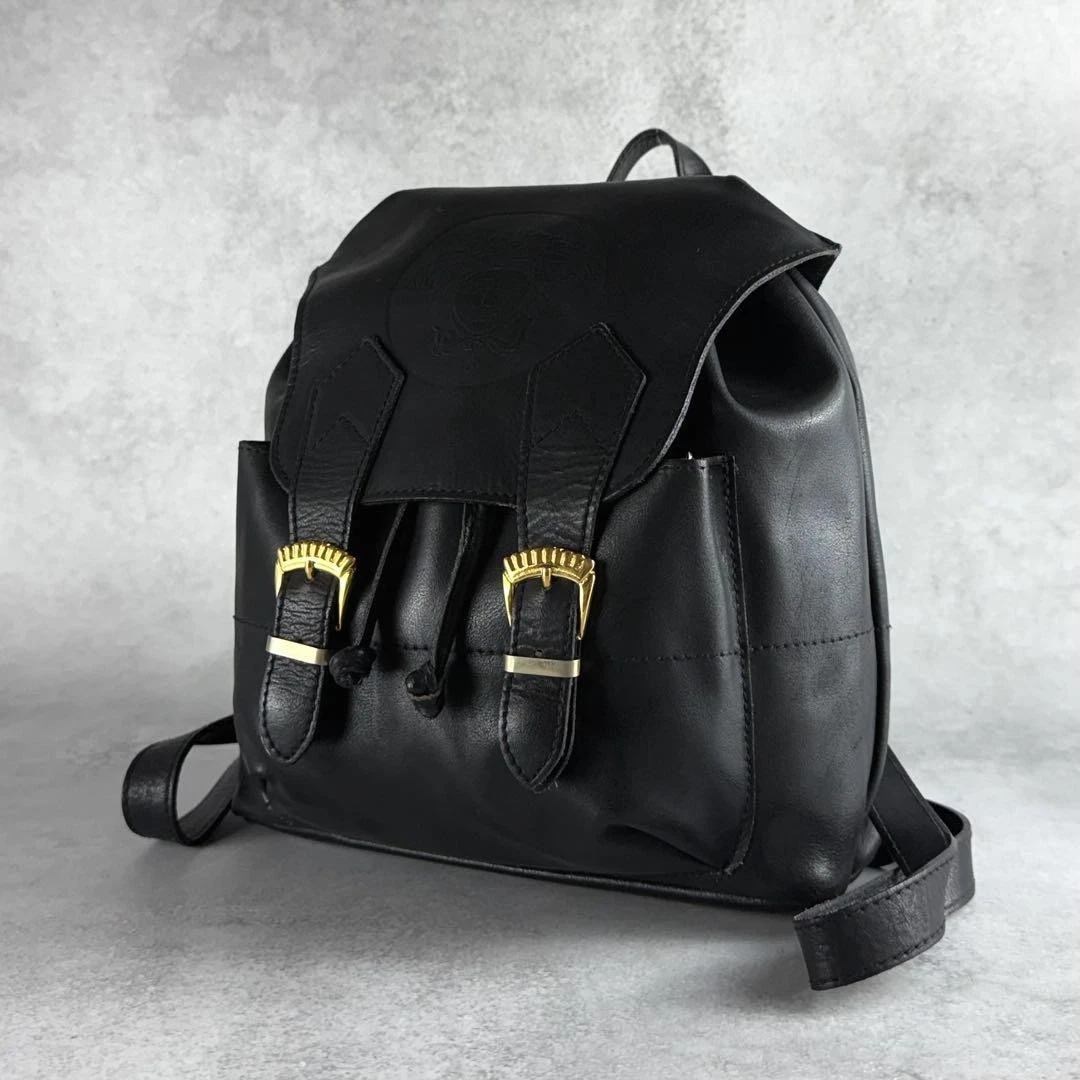 Rare vintage Gianni  Versace Versus in genuine leather backpack made in Italy Versace backpack in - Gem main image 3