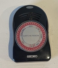 Metronome Seiko SQ50-V Quartz • Tested Working, one owner excellent condition