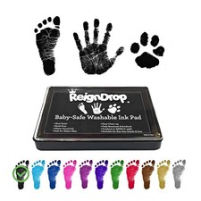 Ink Pad For Baby Footprint  Handprint - Creates Impressive Long Lasting Keep...
