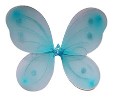 Aqua Butterfly Style Fairy Wings