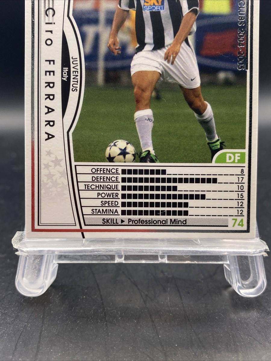 Ciro Ferrara Panini WCCF 2004-2005 Juventus Regular Japanese SEGA
