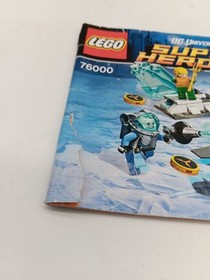 LEGO Super Heroes #76000 Arctic Batman vs Mr Freeze Aquaman on Ice Instructions