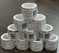 New 10 rolls of 100 USPS - Postage Free Ship!!-1000 PCS-Discount Multiples!