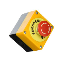 AC660V 10A Plastic Shell Red Sign Emergency Stop Mushroom Push Button Switch