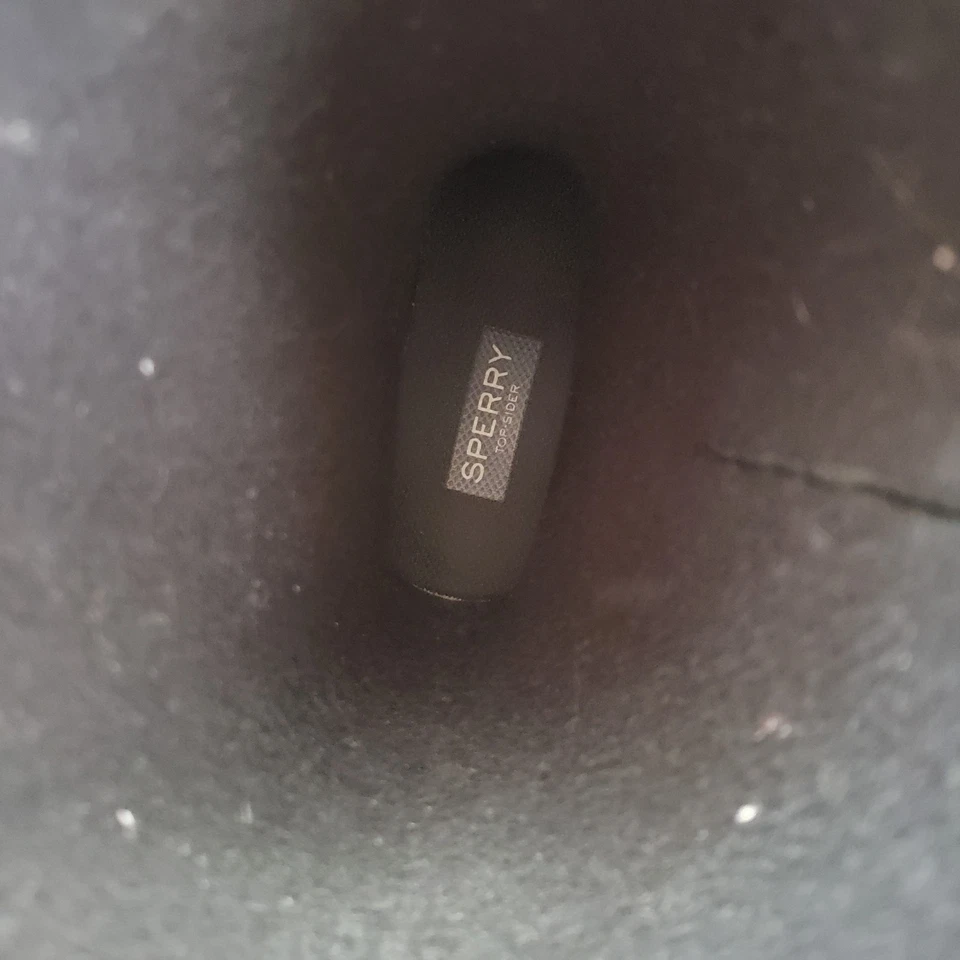 Sperry Boots Womens Size 7 Black Waterproof Rubber Rain Tall Side Zip Outdoor - Image 4 of 4