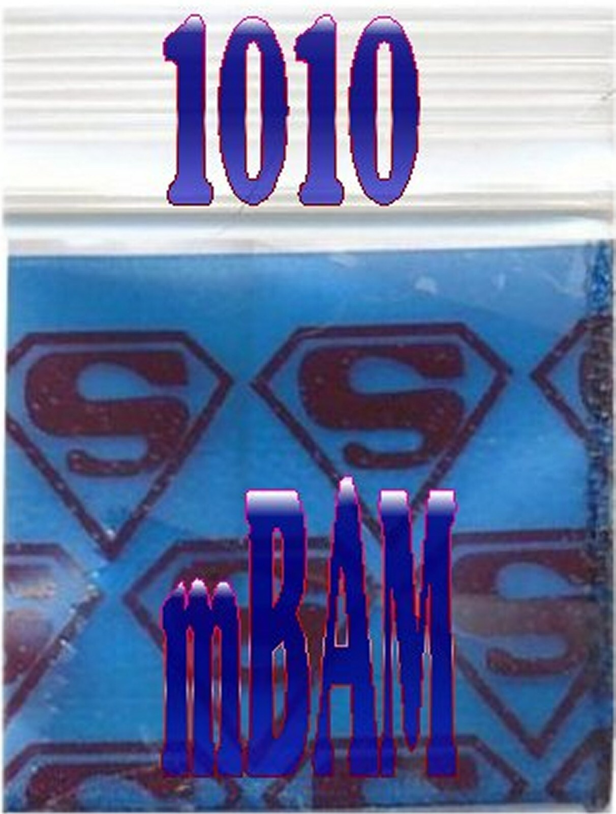 100 PACK  SHERO4  ALL SIZES Apple Zip Baggies 1010 TO 2020 Mini POLYBAGS