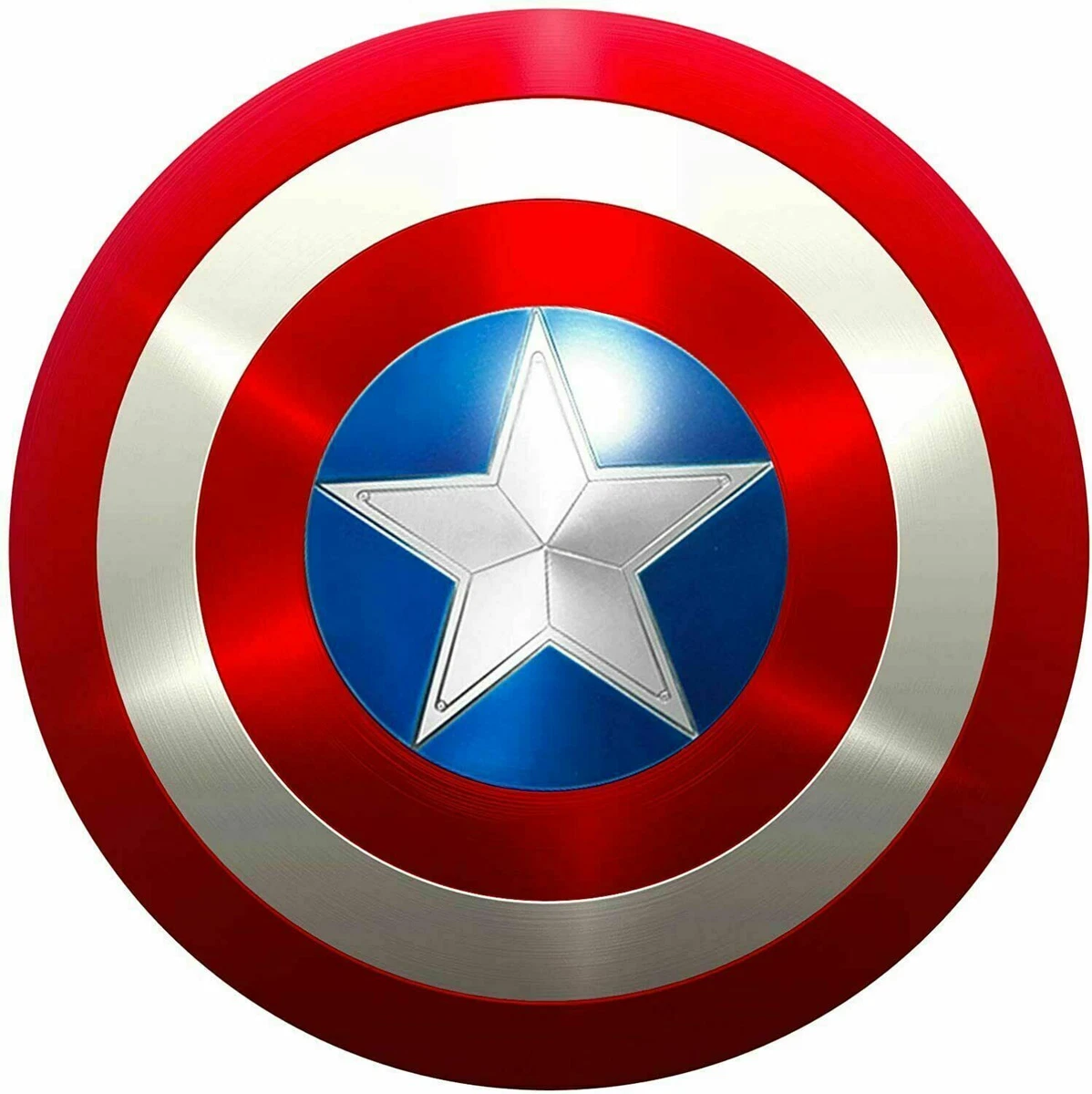 Captain America Shield - Metal Prop Replica - Screen Accurate - 1:1 Scale  Shield