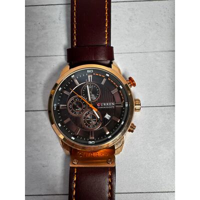 CURREN - Grandeur Mens Rose Gold Wristwatch Chronograph  CURREN - Grandeur Mens Rose Gold Wristwatch main image 1
