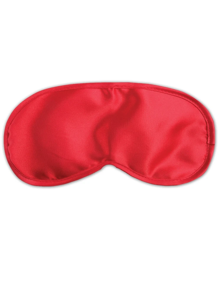 Pipedream Satin Sleeping Eye Mask Red - Blindfold Nightshade Cover - Image 2 of 4