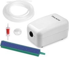 Mini Aquarium Fish Tank Air Pump for 1-20 Gallon with Air Bubbler Stone  Tube