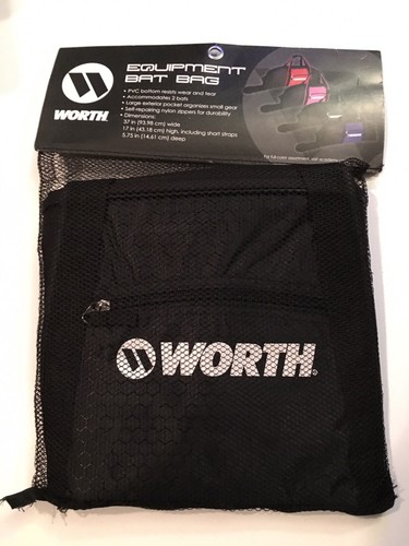 Worth Equipment Schlägertasche - für 2 Baseball-/Softballschläger - schwarz - neu - Bild 1 von 3