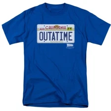 Back To The Future Outatime Plate T-Shirt Sizes S-3X NEW