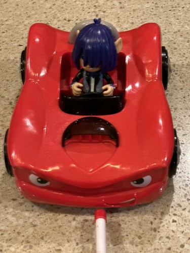 2 Little Tikes RC Bumper Cars ~Works Great W/O Original Drivers Red & Blue Cars - Picture 9 of 23