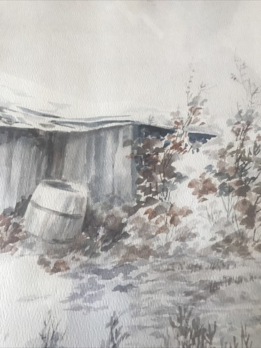 Pat Coffman Huss - Shack in Winter - Limited - 385/600 - Signed - Art - Print - Picture 7 of 8