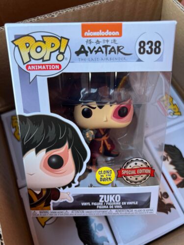 *IN HAND** SPECIAL EDITION EXCLUSIVE Funko Pop! AVATAR ZUKO with HAIR GLOW #838 - Picture 1 of 1