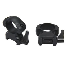 1 inch High Profile Quick Release Scope Steel Rings Picatinny Weaver Rail SR-12