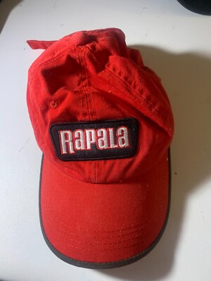 Rapala Hat Cap Adjustable Red White Pre-Owned HT5+117
